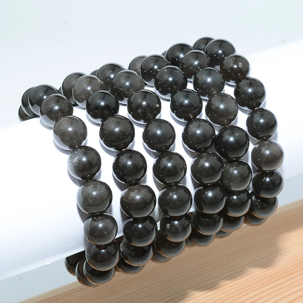 Natural Agni Manitite  / Smoky Tektite  Loose Round Beads Bracelet 12.2mm-12.8mm,From Indonesia