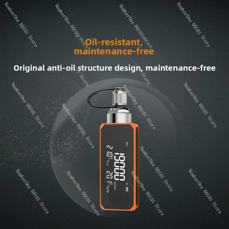 Micro Vacuum Gauge, Refrigeration HVAC Maintenance Tool with 3 Way Valve and Bending Adapter, Precision Measuring Instrument