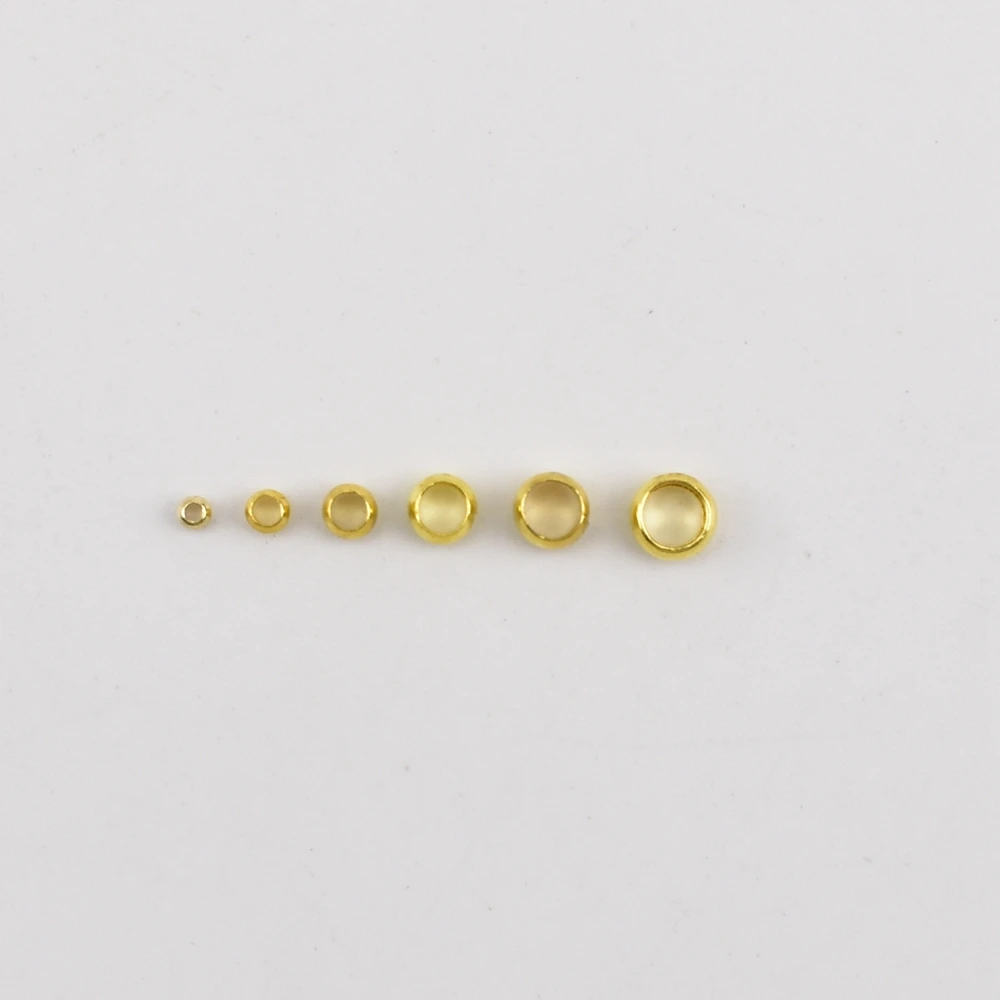 200-500Pcs/Lot 1.5-4.0mm Diy Ball Crimp End Beads Accessories Stopper Spacer Beads For Jewelry Making Supplies