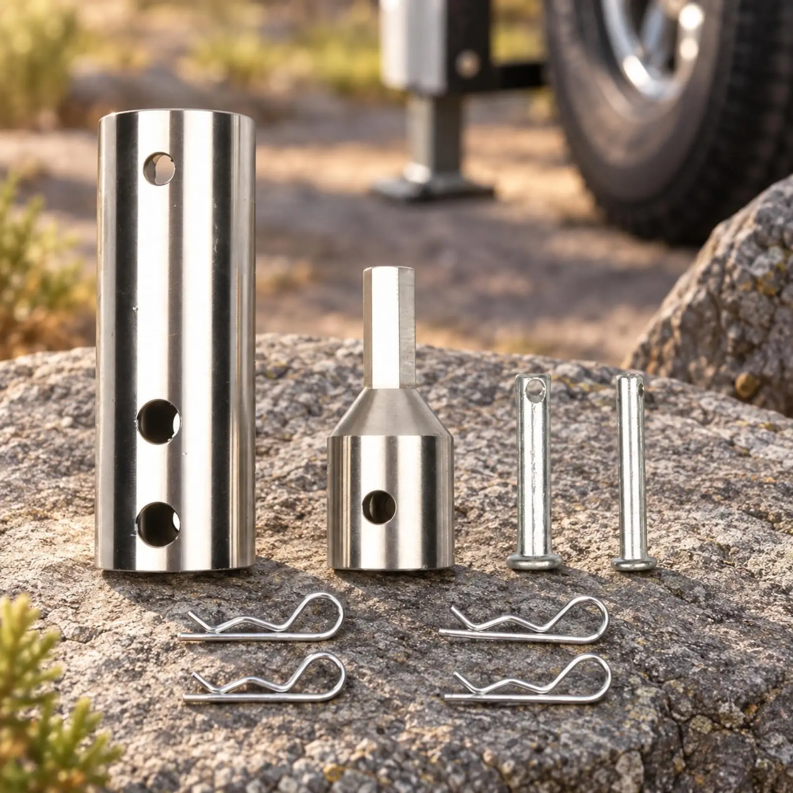 2 Pieces twinDrive Trailer Jack Drill Adapter Long-Lasting Trailer Jack Drill Adapter Wear-Resistant Time-Saving for RV Owners
