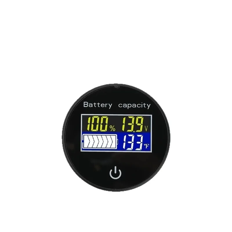DC10-100V LCD Digital Display Multi-function Touch Switch Battery Voltage and Power Display with Temperature Display