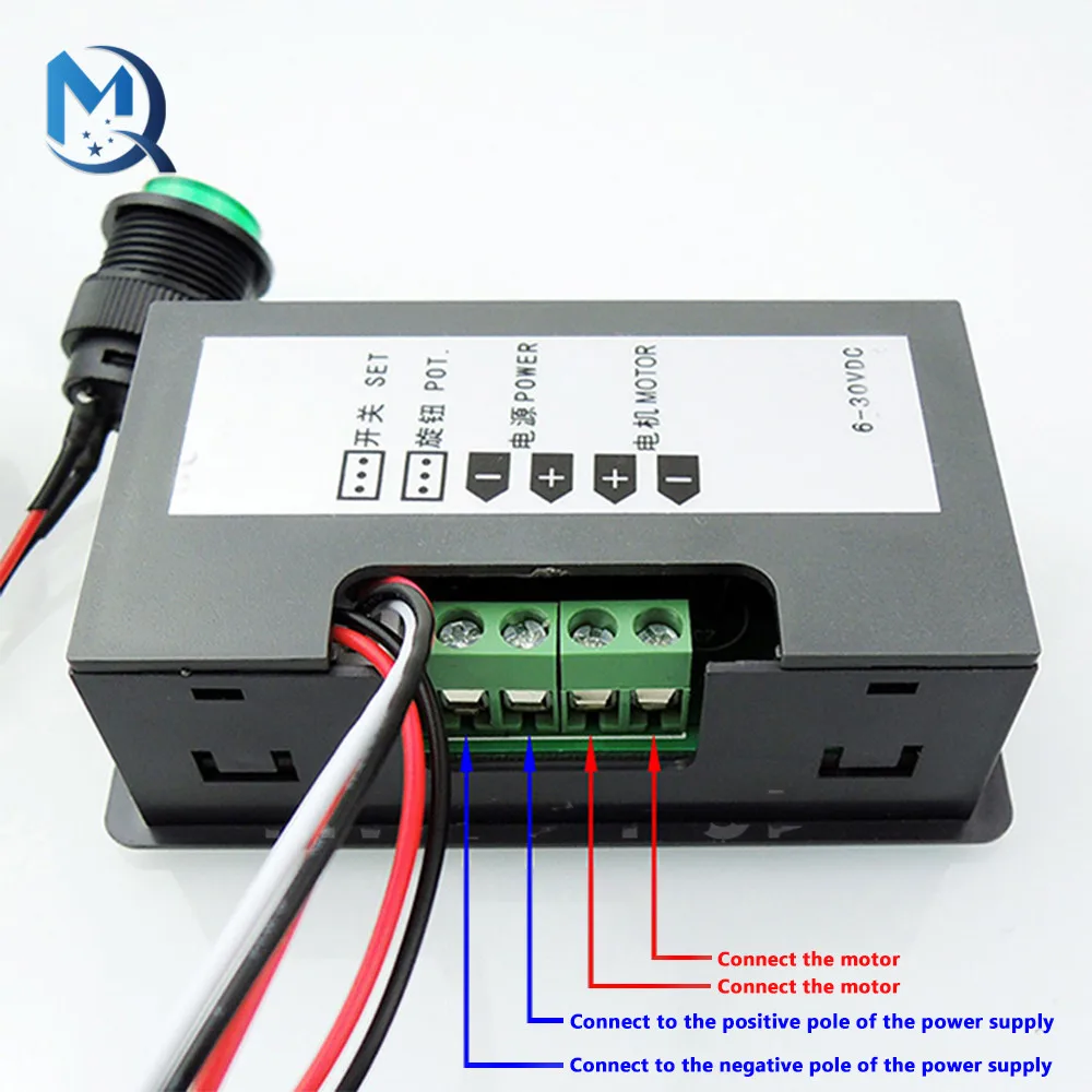 조절식 PWM DC 모터 속도 컨트롤러, CCM5D 디지털 디스플레이 레귤레이터, LED 모터 컨트롤러, 속도 조절기, DC 6V, 12V, 24V