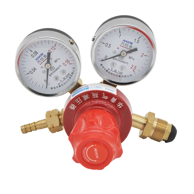 HAKIN/propane pressure reducer YQW-02 pressure reducing valve industrial gas welding and cutting accessories pressure gauge