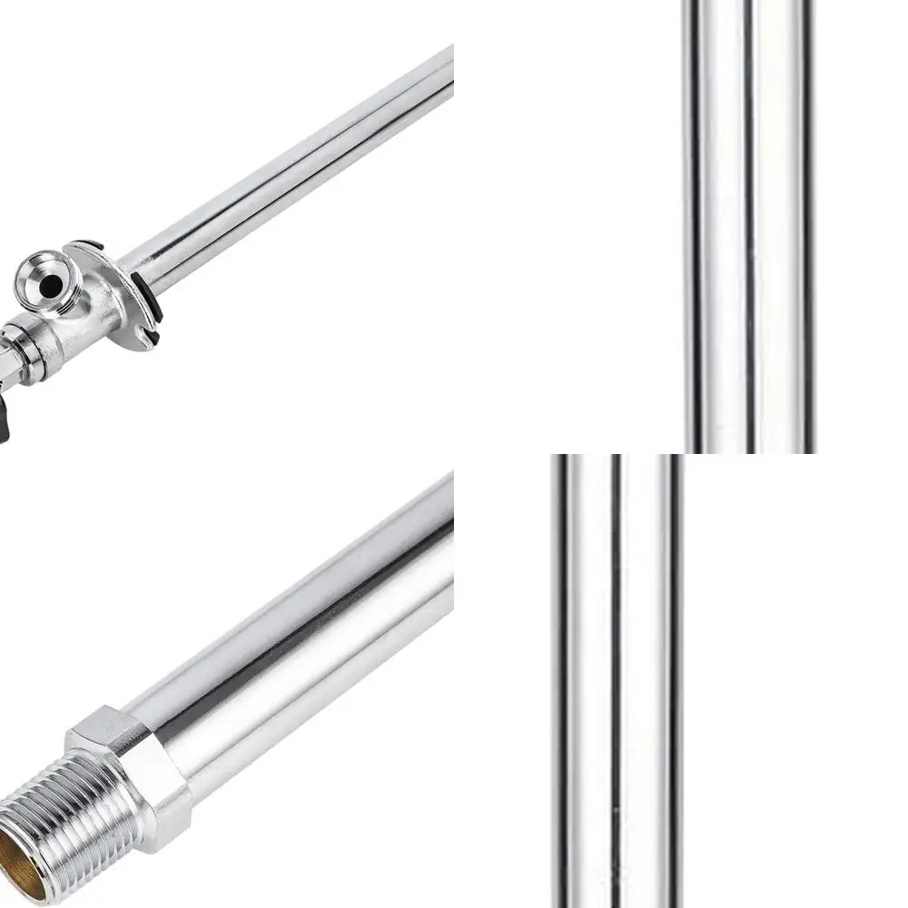 

10 Inch Chrome-Plated Frost-Free Sillcock with 1/2 MIP x 3/4 Hose Bibb (SILLCOCK011)