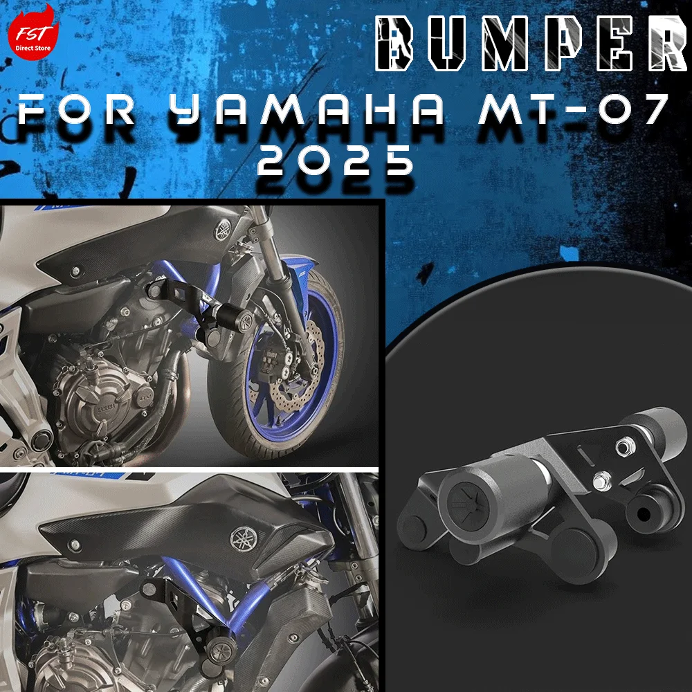 

Fits 2025 New Yamaha MT-07 Crash Bar, Anti-fall Sliders, Bumper & Racing Bar Motorcycle Modification Parts