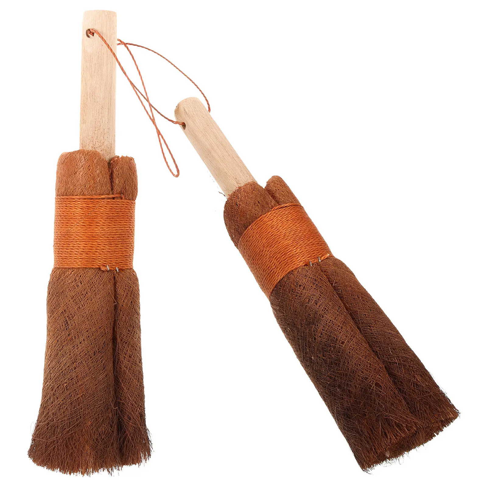 

2Pcs Palm Silk Multi-Function Dish Brush for Wok Pot Cleaning Kitchen Supplies Heavy Duty Non-Stick Safe Scrub Brush Kitchen