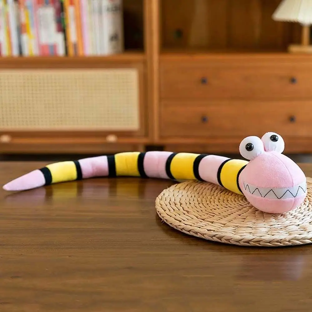 Appease Doll Long Snake Stuffed Toys 2025 Chinese New Year Big Eyes Snake Snake Plush Doll Figures Kawaii 63cm