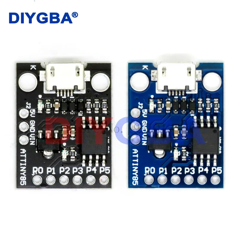 ATtiny ATtiny85 Digispark Kickstarter Micro USB Development Board Module For Arduino IIC I2C TWI SPI Low Power Microcontroller