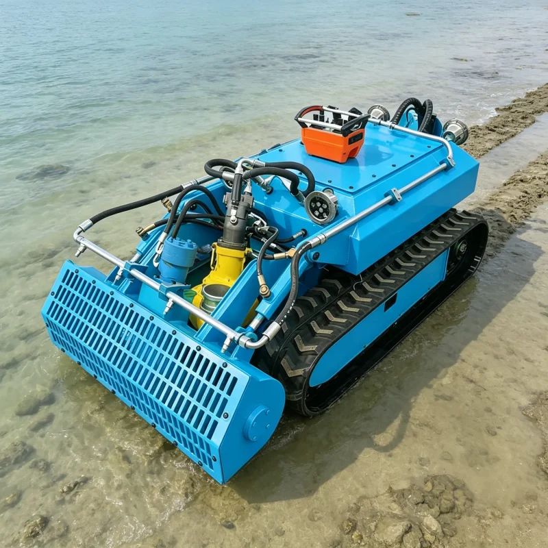 High Performance Submersible Dredging Robot IP68 Waterproof Remote Control Crawler For Deep Pipe Sludge Extraction Operations