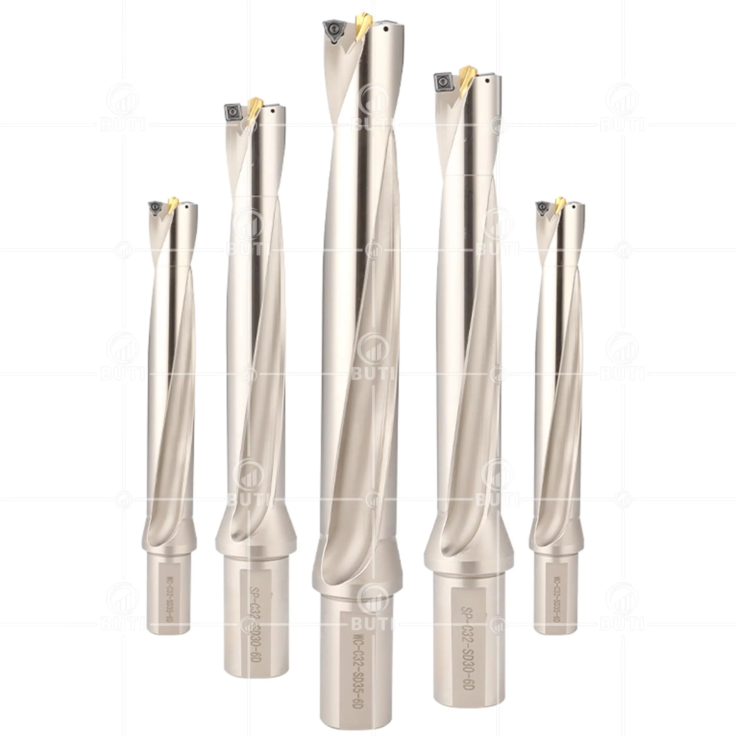 WC SP Series ยาว U-เจาะ 6D 8D 10D เครื่องกลึง CNC ขยาย Indexable รุนแรงเจาะบิตเหมาะสําหรับ SPMG WCMX กระบวนการใบมีด