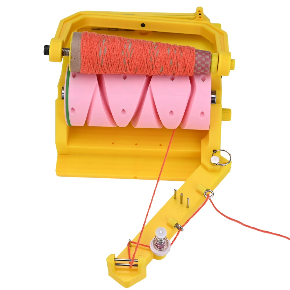 Electric Yarn Winder Stepless Speed Cone Winding Plying Machine for Knitting Enthusiasts Small Studios