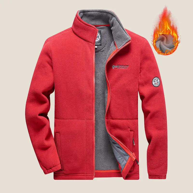 

Thiened Fce воротник-стойка с воротником-стойкой, зимняя теплая верхняя одежда, молодежное модное осенне-зимнее длинное пальто на молнии