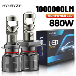 HYNBYZJ H4 H7 LED Lens Headlight Bulb Canbus Mini LED H8 H9 H11 9005 HB3 9006 HB4 Projector Lenses Car LED Headlamp Fog Lights