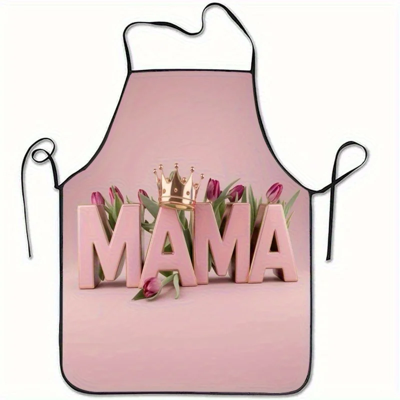 A mother-patterned apron, suitable for handicrafts, baking a