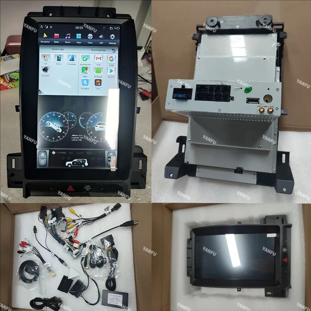 8+256 For Ford Taurus 2010-2018 Tesla Radio Screen Car GPS Navigatio Auto Multimedia Player Radio Tape Recorder Headunit Carplay