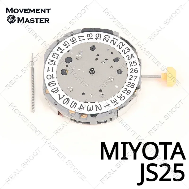 Японские Оригинальные часы MIYOTA JS25, часы с 3 часами, с шестью стрелками, 369 маленький секундный Новый кварцевый механизм, запасные части для часов