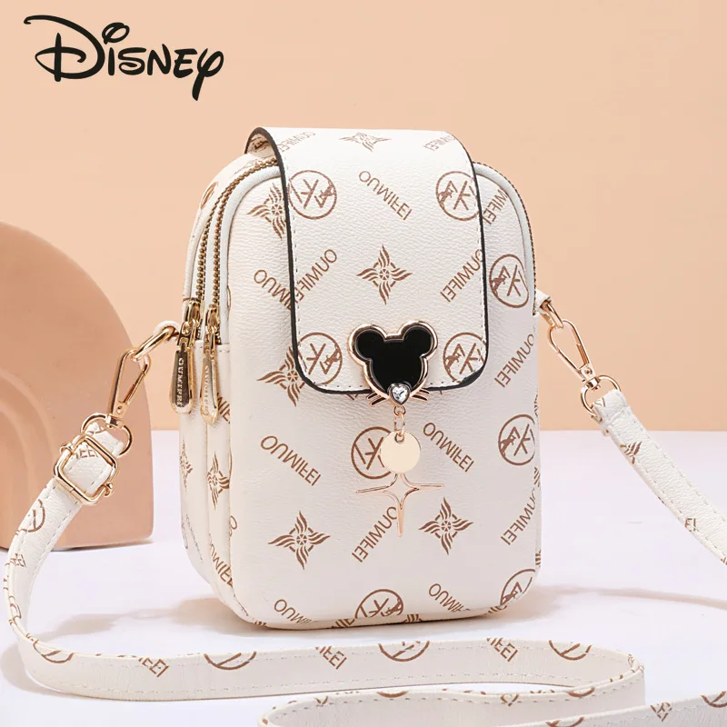 Disney Mickey nowa damska torba Crossbody moda wysokiej jakości damska torba na ramię popularna lekka wszechstronna torba mobilna