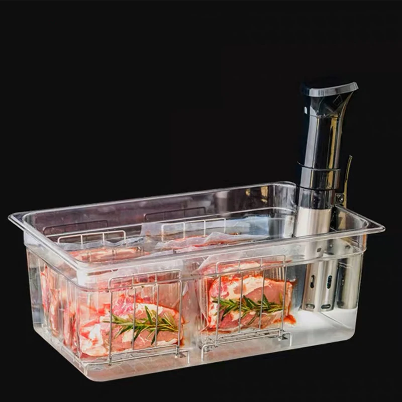 

6L 11L 25L Sous Vide Accessories Kit PC Clear Sous Vide Water Container With Cover for Sous Vide