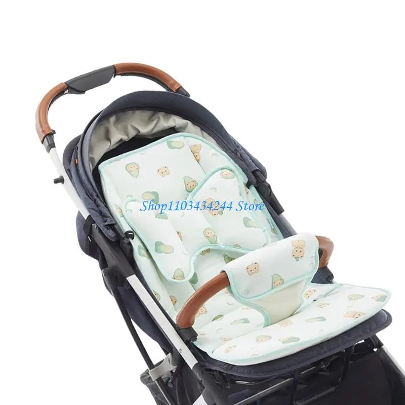 

G2TC Soft Infant Seats Liner for Strollers & Car Seats Breathable Cotton Cushions Breathable Strollers/Car Seats Pad Large Size