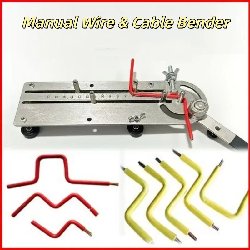 Manual Wire Cable Bender Harness Bending Machine Bending Tool Copper Iron Wire Bender for Electrical Use
