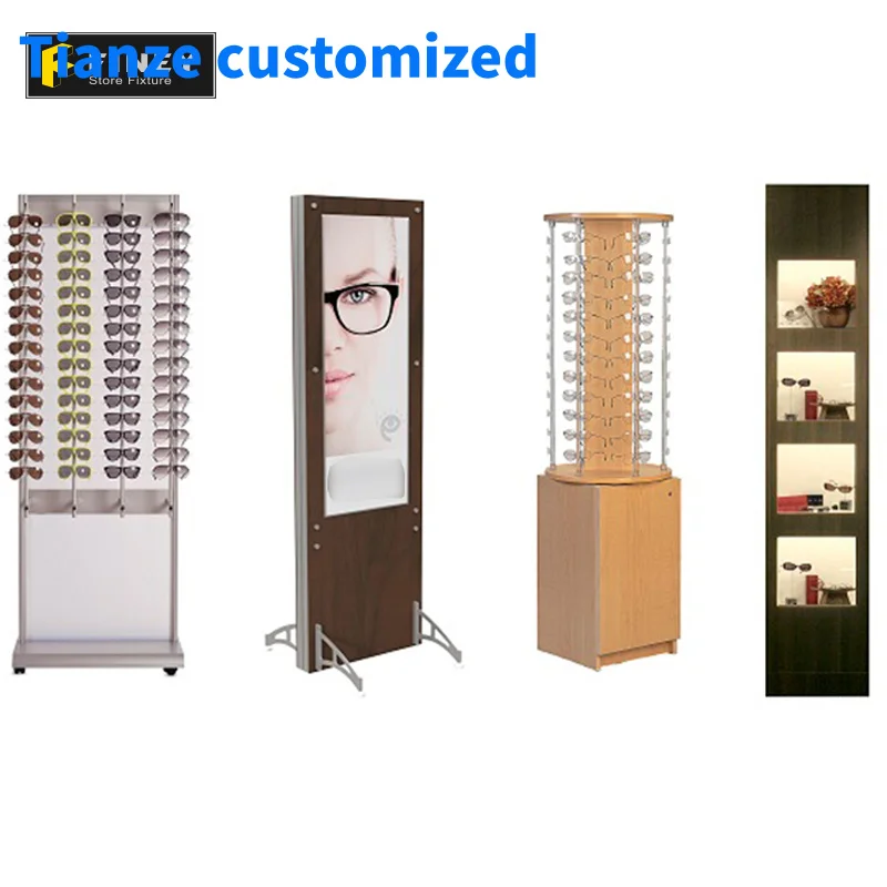 (Customized) Floor Standing Sunglass Display Stands Glasses Display Rack