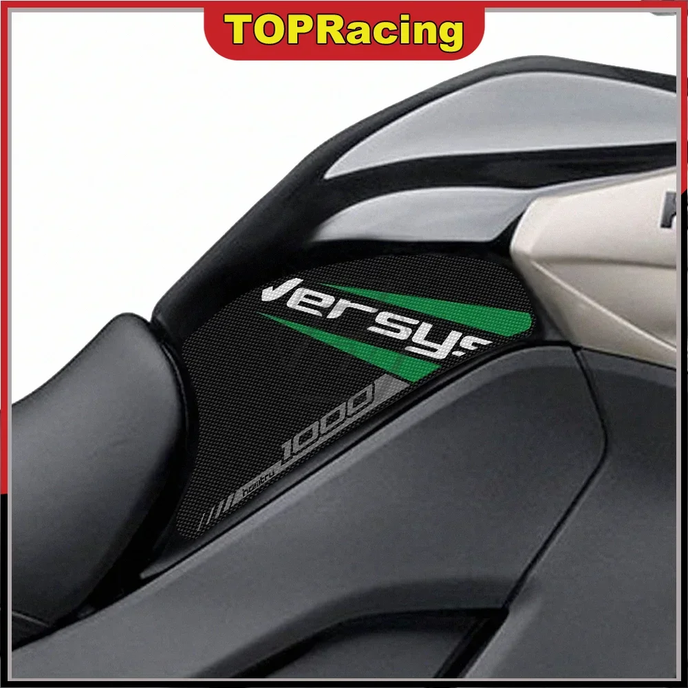 For Kawasaki VERSYS 1000 2016-2022 Motorcycle Sticker Side Tank Pad Protection Knee Grip Anti-slip