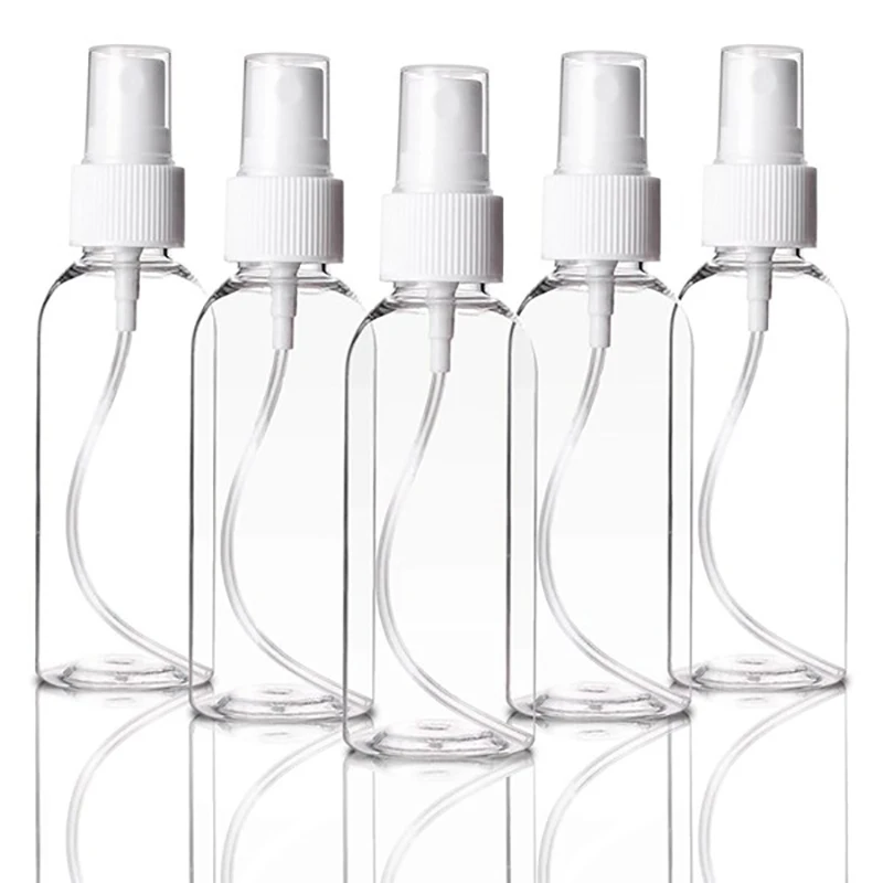 24Pcs 100Ml Travel Transparent Plastic Perfume Atomizer Empty Spray Bottle