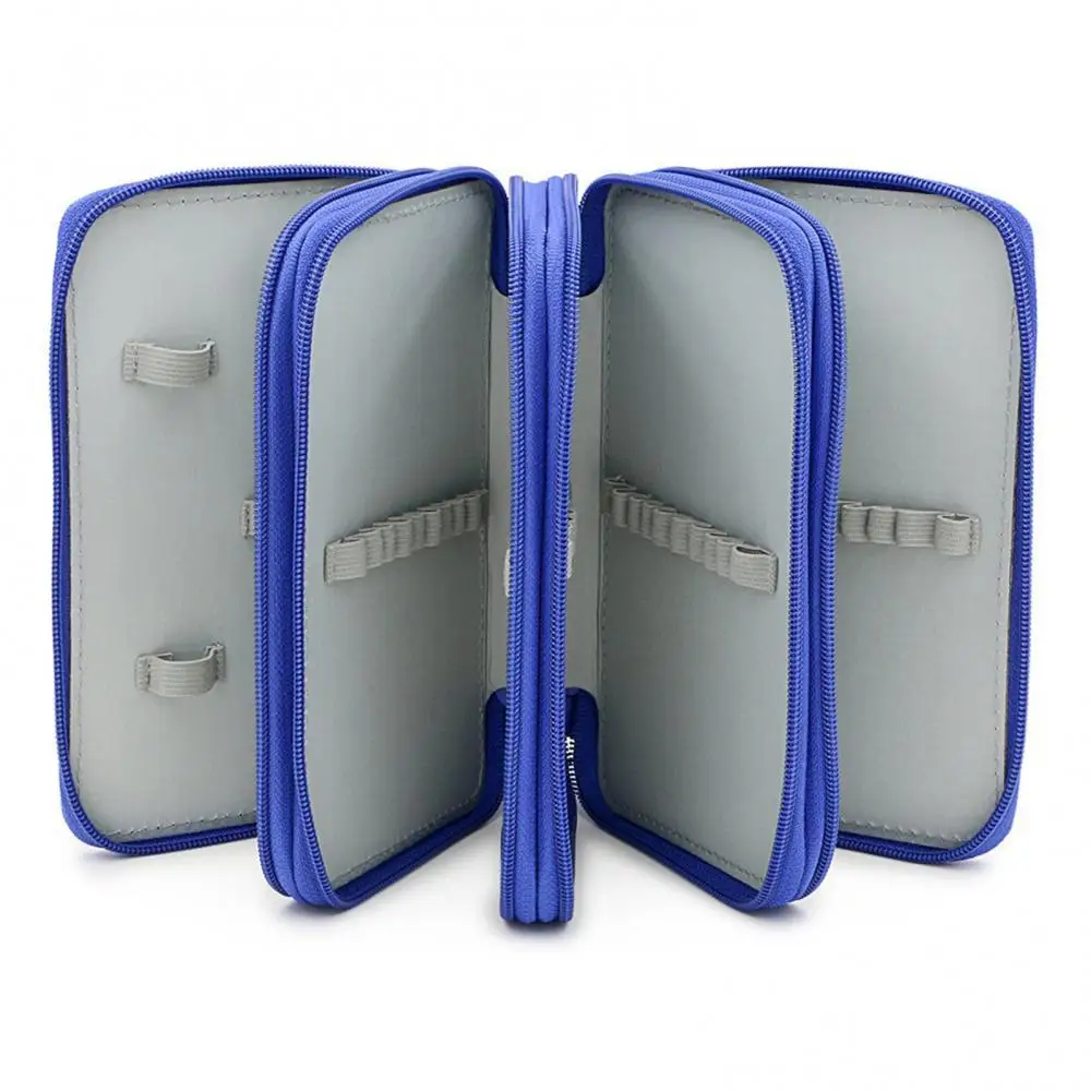 4-Layer مقلمة 72 ثقوب قلم رصاص الحقيبة قلم رصاص حقيبة التخزين منظم قرطاسية حقيبة أقلام رصاص estojo escolar пена1064кольный