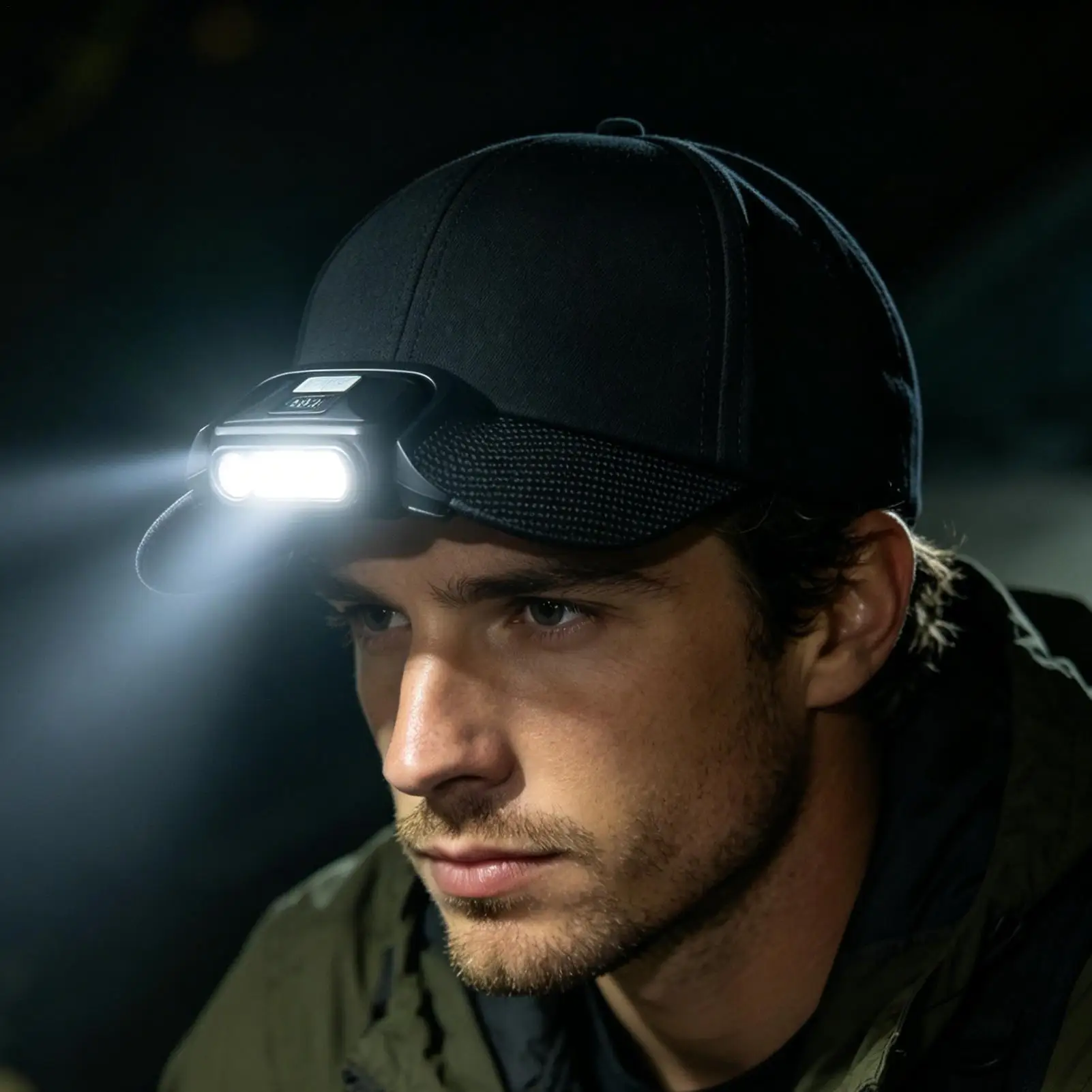 

Hat Light Clip LED Cap Clip Headlamp Hands Free Hat Flashlight For Camping Construction Hiking Backpacking Running Jogging