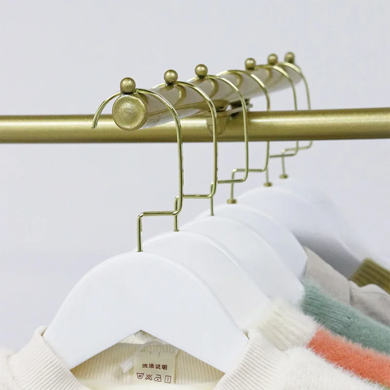 

Women's clothing store double-layer hanger clothing store display rack floor-to-ceiling children's clothing rack