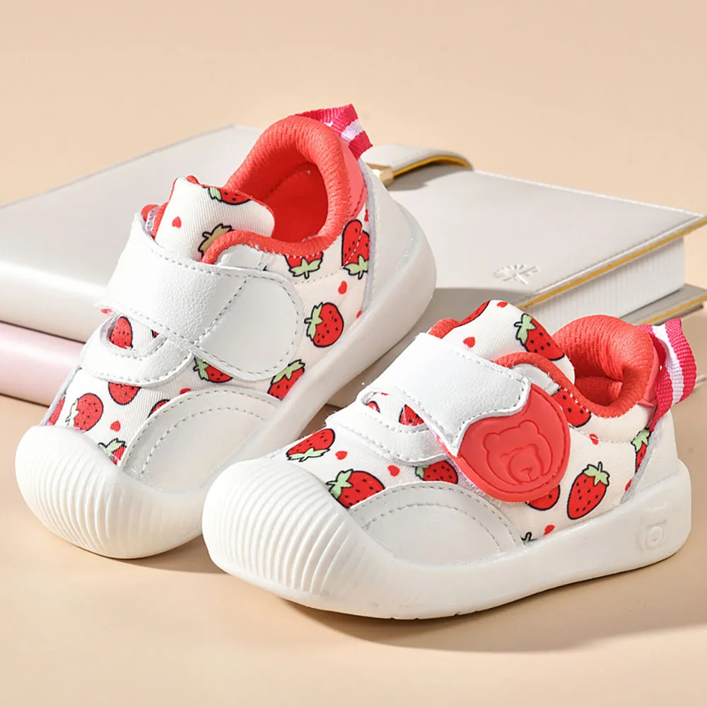 Chaussures coordonnantes de style coréen pour bébés filles, chaussures de printemps, chaussures de sport pour bébés filles, mode tendance, premiers pas