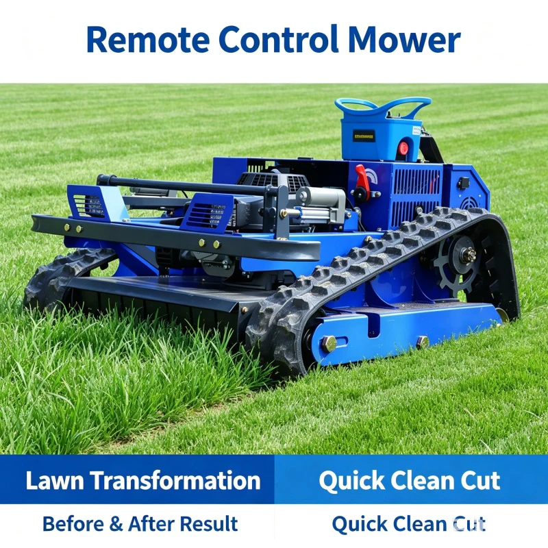 Customized Garden reclamation artifact! High-power lawn mower easily manages villa gardens, weeding and reclaiming in one step