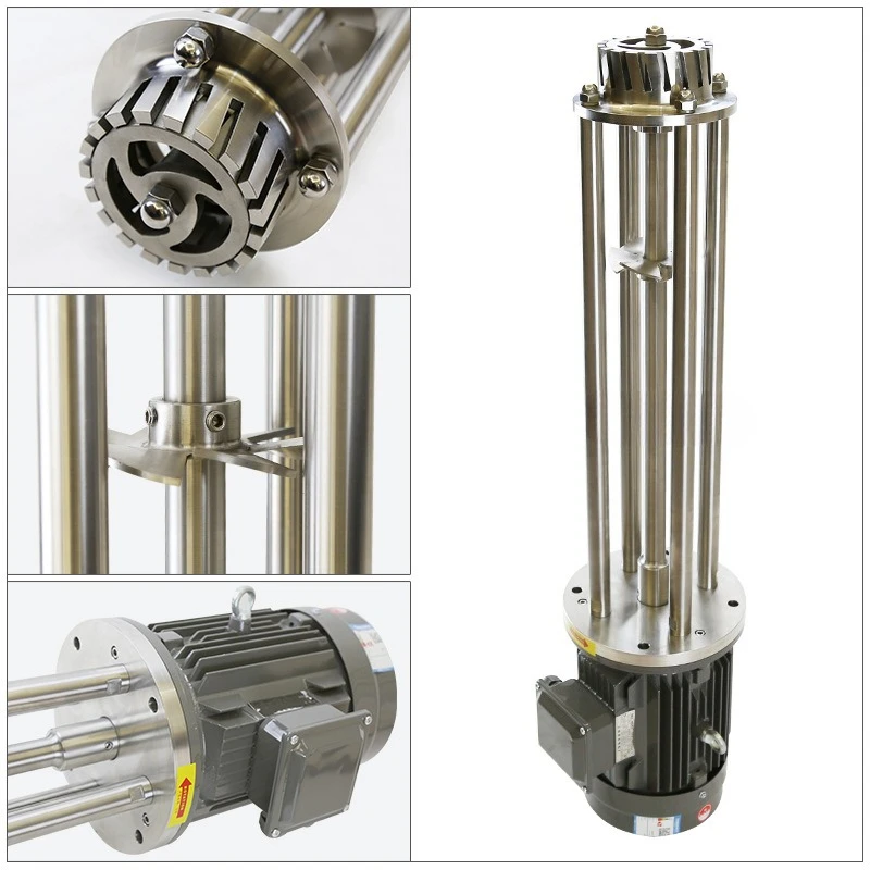 Small laboratory emulsifying head, high-speed shearing milk juice dispersion homogenizer, mixing homogenizer