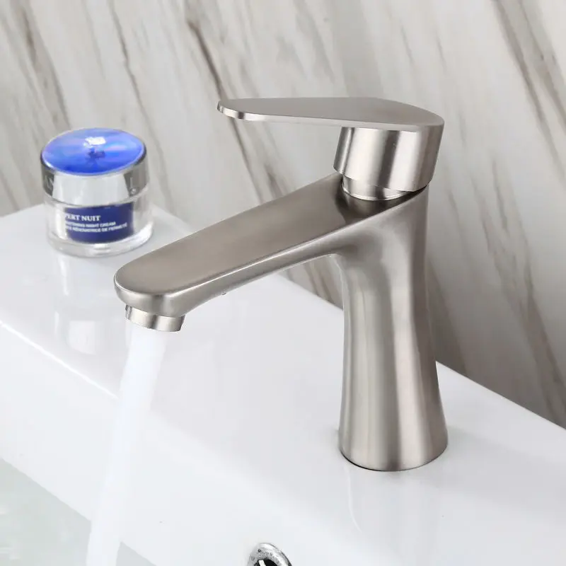 304 Stainless Steel Single Cold Noodle Water Large Bathing Shitfront Washed Face Basin Washing Pot Basin Single Cold Small waist