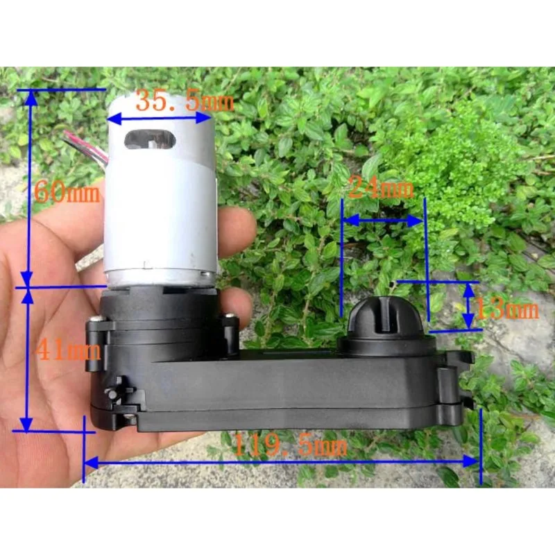 Sweeping Robot Accessories 550 Geared Motor Belt Drive Variable Speed Micro Motor 21.6V