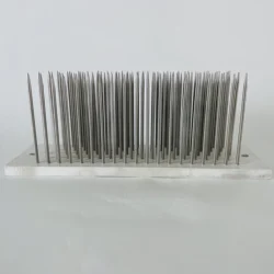 White Stainless Steel Hair Hackle With Needle For Combing Bulk Hair and Wefted Hair 27x8x9cm