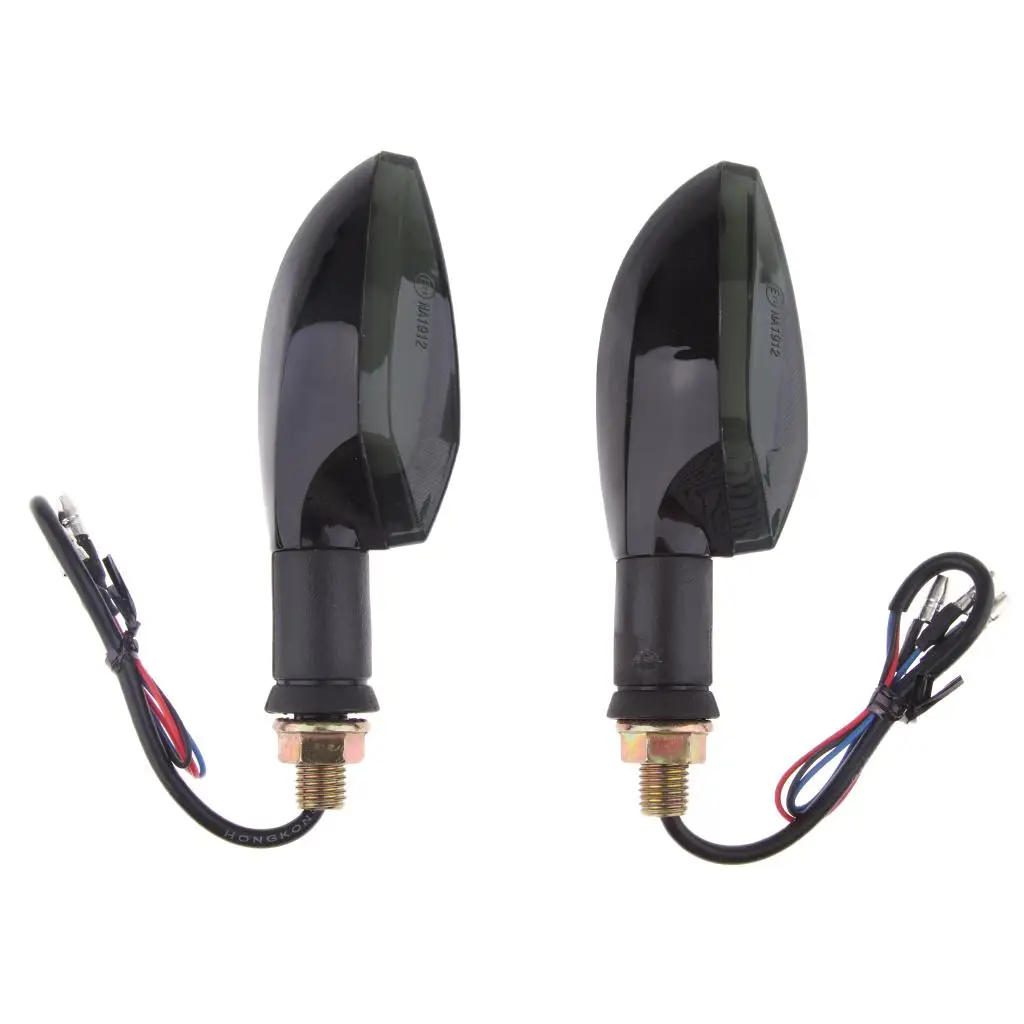 Universal Motorcycle LED Turn Signal Indicator Blinker Light Plastic Lamp for Custom Applications