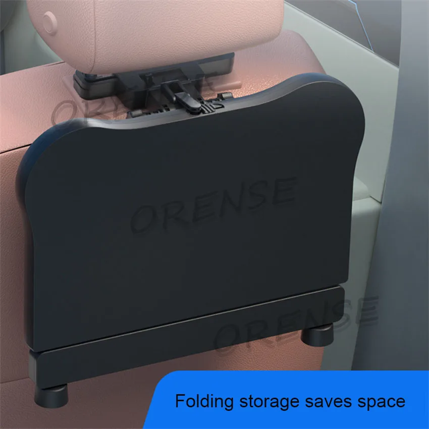 Car Backseat Tray Table Foldable Seat Back Laptop Desk Auto Back Seat Vehicle Eating Food Tray Car Phone Holder Adjustable