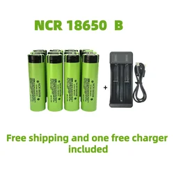 Free Shipping Air Express NCR 18650B 34B 3.7V 3400mAh 30A Discharge Lithium-ion Rechargeable Battery Charger for Monitoring,Etc