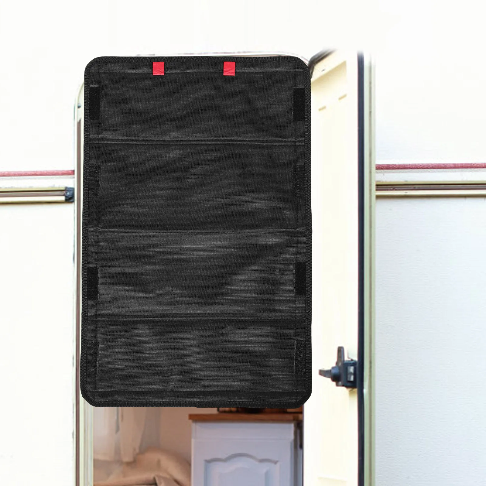 

Waterproof Foldable Rv Door Cover Thickened Oxford Fabric Sunshade Privacy Screen Uv Camping Door Shade Window Cover