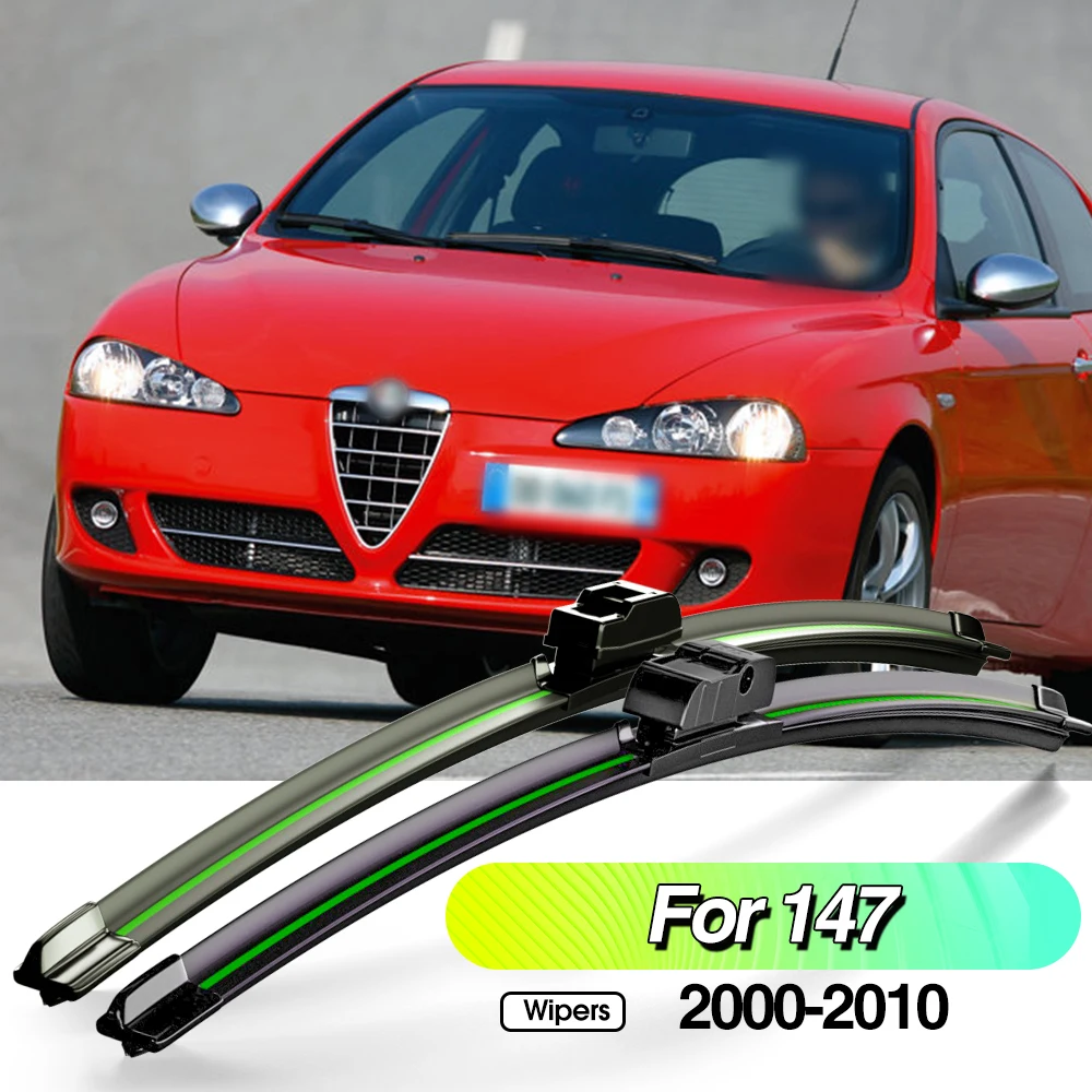 

For Alfa Romeo 147 2000-2010 2pcs Front Windshield Wiper Blades Windscreen Window Accessories 2001 2003 2004 2005 2007 2008 2009