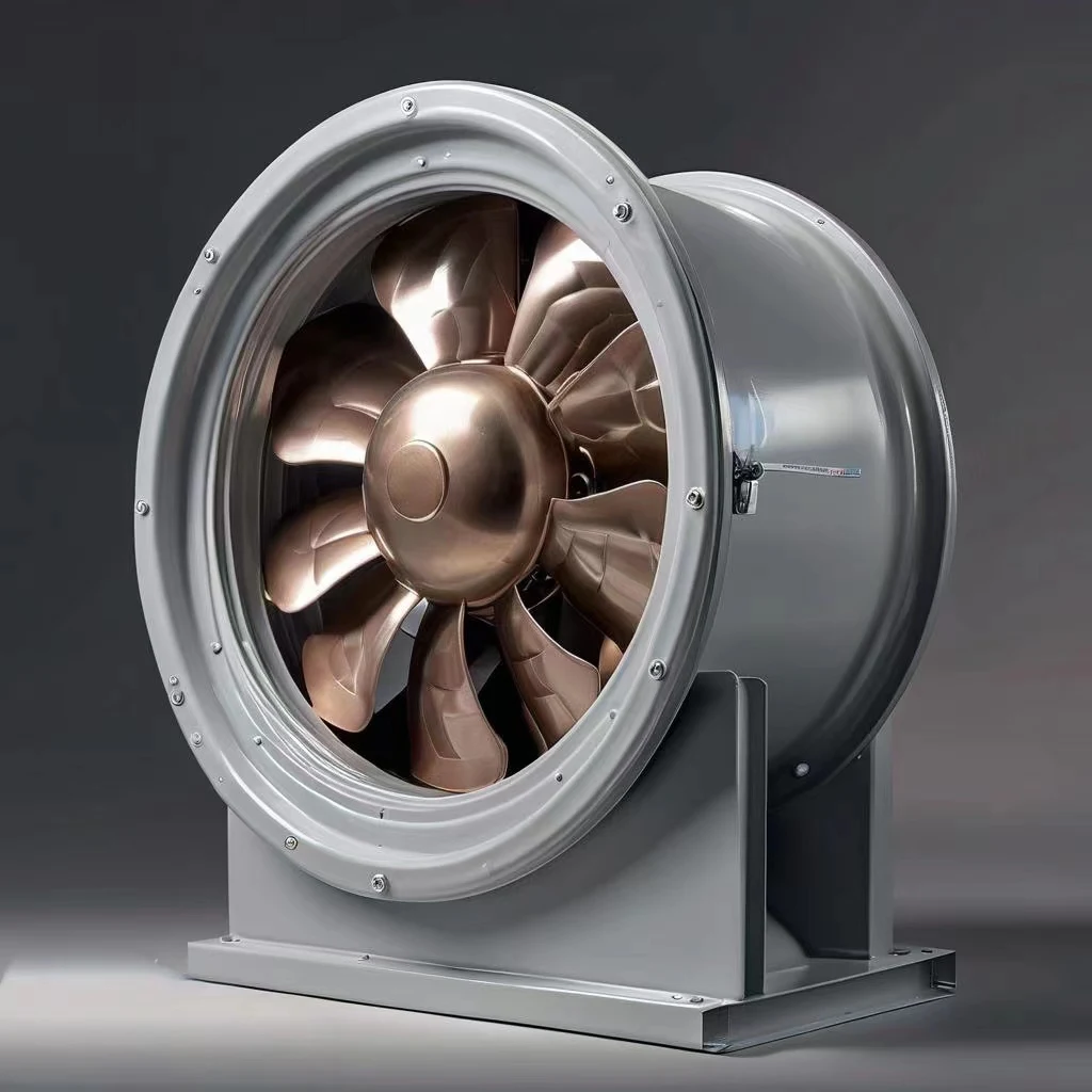 Industrial Axial Exhaust Fan Explosion Proof Ventilation High Pressure Stainless Steel Wall Mount Smoke Extraction - view 6