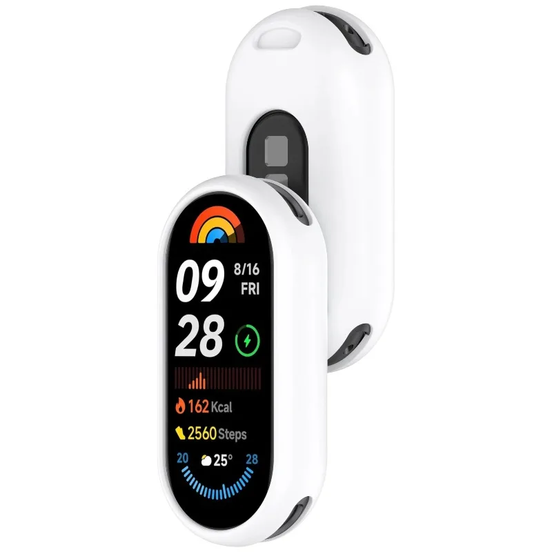 Soft Silicone Case For Xiaomi Mi Band 8 9 10 Protective ShockProof Bumper Protector Shell For Mi Band 10-9 NFC/Ceramic Accessory
