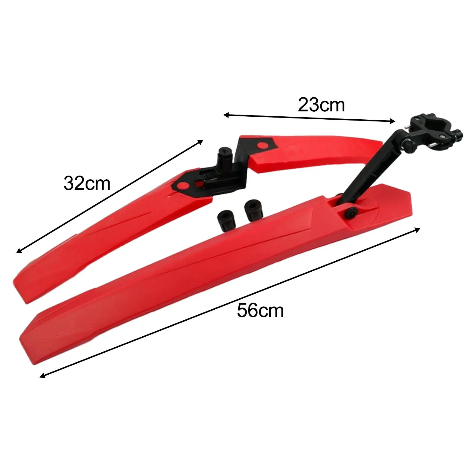

Mountain Bike Mudguard Set, Bicycle Mud Guard Supplies Bike Front & Rear s Bike Mudflap for Outdoor Repair Parts
