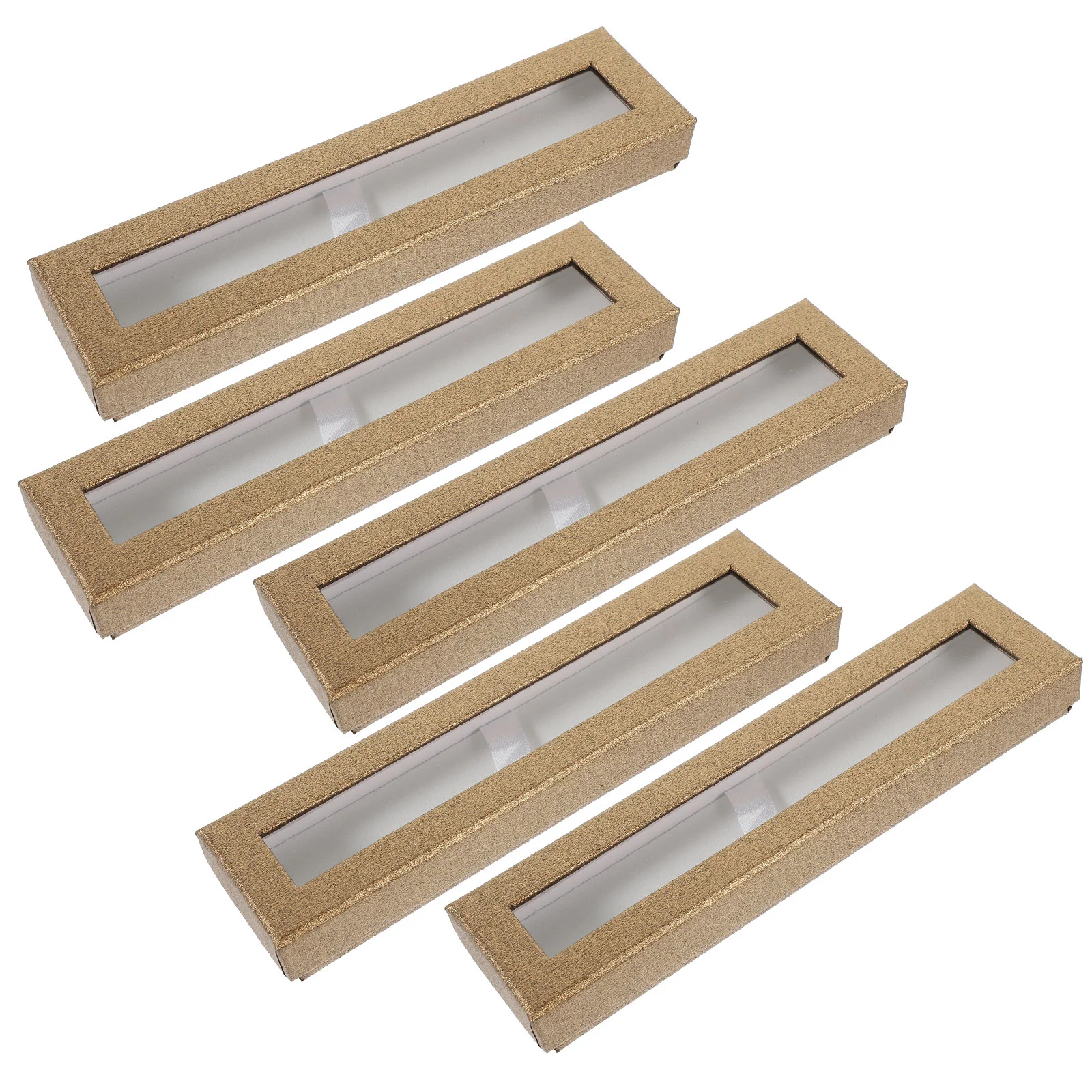 5 Pcs Heaven and Earth Cover Pen Case Empty Organizer Gel Boxes Gift Portable Container Bulk