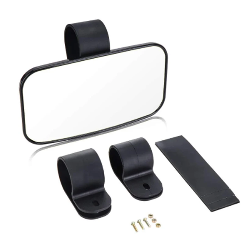 Universal 1.5 1.75 2 inch Shockproof Rearview Mirror Center Side Rear View Mirror for UTV ATV Polaris General XP RZR Yamaha