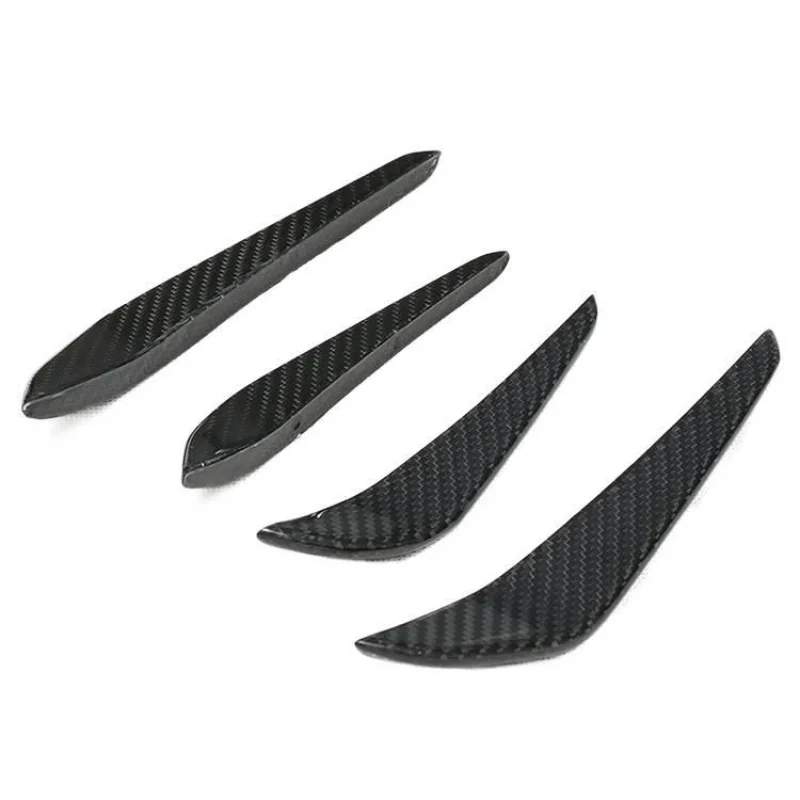 Suitable for BMW New M3 M4 G80 G82 Modified MP/VS Style Dry Carbon Fiber Hood Vent Front Bumper Air Knife
