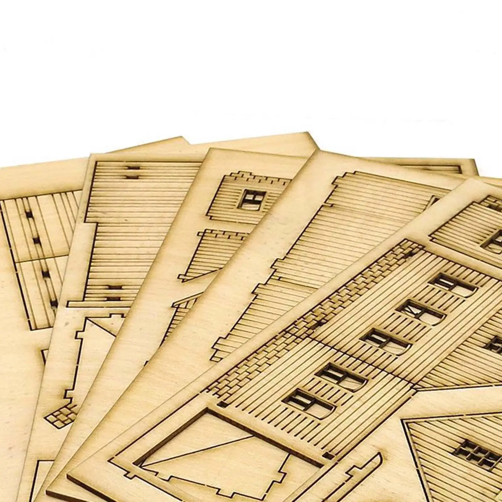 ชุดโมเดลอาคารยุโรปขนาด 1/72 แบบประกอบเอง ปริศนา 3 มิติ โมเดลฉากสถาปัตยกรรม แบบถอดประกอบได้ สำหรับโมเดลรถไฟ ไดโอรามา และภูมิทัศน์ขนาดเล็ก