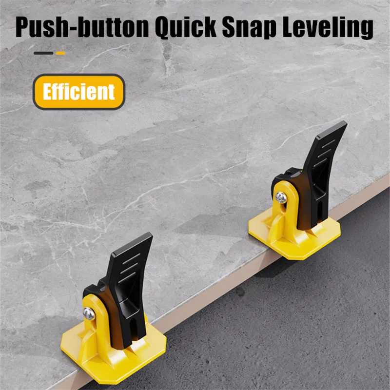 50PCS Tile Leveling Device 2mm Tile Leveler Adjuster Plastic Reusable Positioning Leveler Locator Spacers For Tile Laying