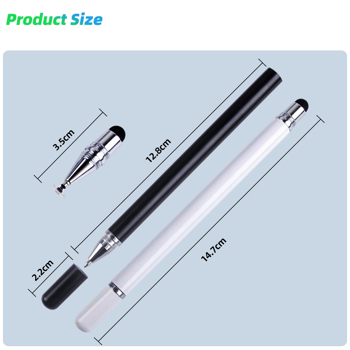 3 in 1 Universal Stylus Pen For Mobile Tablet For iphone ipad Drawing Tablet Capacitive Touch Screen Pencil For Android Huawei